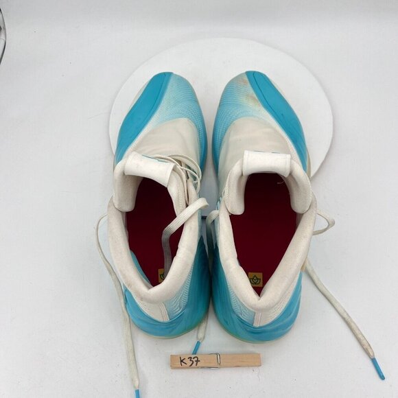 Anta KT6 Klay Thompson Nature Flow Men Size 15 White Blue Strap Basketball Shoes - Picture 9 of 11